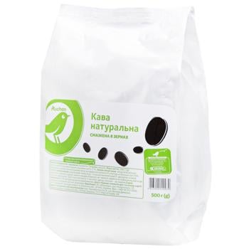 Auchan Arabica Coffee Beans 500g - buy, prices for Auchan - photo 1