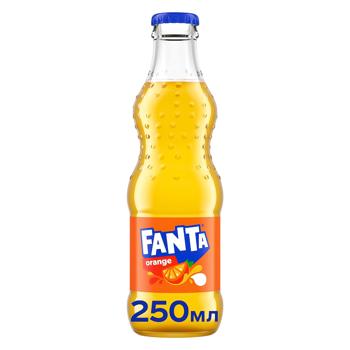 Fanta Orange Carbonated Drink 250ml - buy, prices for NOVUS - photo 1