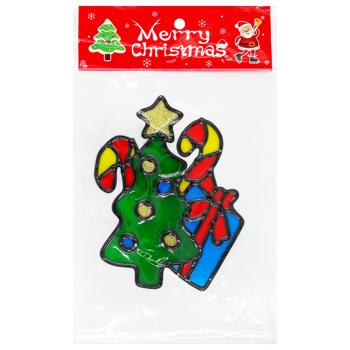 Наклейки новогодние силиконовые 15*20см - купить, цены на Таврия В - фото 6