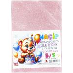 Набір кольорового паперу Art Studio of Happiness з глітером і зірочками 5 аркушів