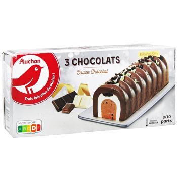 Десерт Auchan Три шоколада 534г - купить, цены на Auchan - фото 3