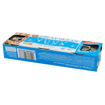 Тунец Great Ocean измельченный в собственном соку 3х85мл - купить, цены на Чудо Маркет - фото 2