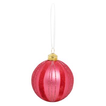 Koopman Velveteen Christmas Ball 8cm - buy, prices for NOVUS - photo 1