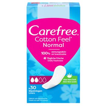 Carefree Cotton Aloe Daily Pads 30pcs - buy, prices for ULTRAMARKET - photo 1