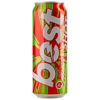Best Shot Watermelon-Melon Highly Carbonated Energy Drink 0.5l - buy, prices for COSMOS - photo 1