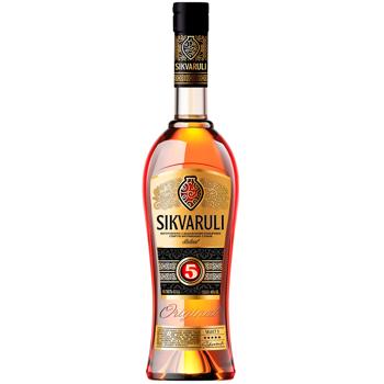 Sikvaruli Select  Alcoholic Drink 5 years 40% 0.5l - buy, prices for Vostorg - photo 1