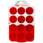 Silicone form for baking cupcakes 20.5Х29Х3cm