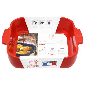 Peugeot Appolia Square Red Baking Dish 28cm - buy, prices for WINETIME - photo 3