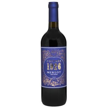 Contada 1926 Merlot Red Dry Wine 13% 0.75l - buy, prices for COSMOS - photo 1