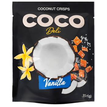 Чипси кокосовi Coco Deli з ванiллю 15г