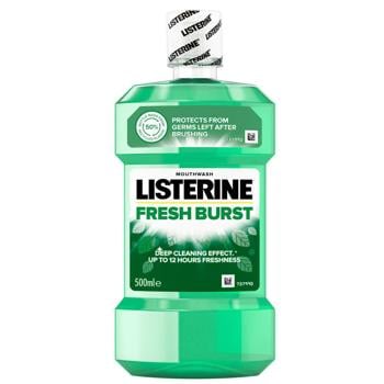 Ополаскиватель для ротовой полости Listerine Всплеск свежести 500мл - купить, цены на METRO - фото 1