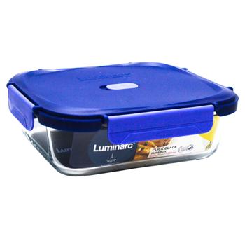Контейнер Luminarc Pure Box Click Clack прямоугольный 1,52л - купить, цены на - фото 3
