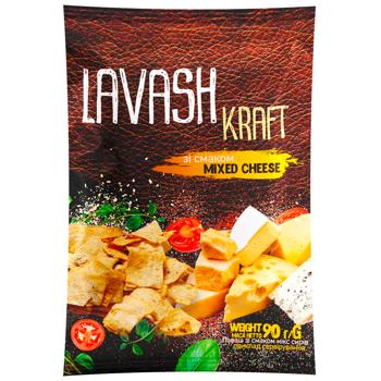 Лаваш Kraft Микс сыров 90г