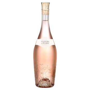 Вино Fleurs De Prairie Cotes De Provence розовое сухое 12,5% 0,75л - купить, цены на МегаМаркет - фото 1