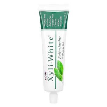 Now Foods Solutions Xyli White Fluoride-Free Mint Flavored Toothpaste Gel 181g - buy, prices for Biotus - photo 1