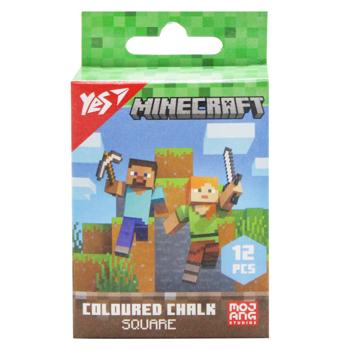 Yes Minecraft Square Coloured Chalk 6 colours 12pcs - buy, prices for - photo 3