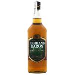 Highland Baron Blended Scotch Whisky 40% 1l