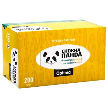 Серветки паперові Сніжна Панда двошарові 190х175мм 200шт - купити, ціни на КОСМОС - фото 5