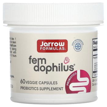 Пробиотик для женщин Jarrow Formulas Fem Dophilus 5 млрд КОЕ 60 капсул - купить, цены на - фото 1