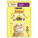 Корм влажный Friskies с ягненком для взрослых кошек 85г