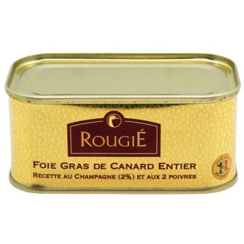Rougie Whole Duck Foie Gras with Pepper and Champagne 200g - buy, prices for WINETIME - photo 2