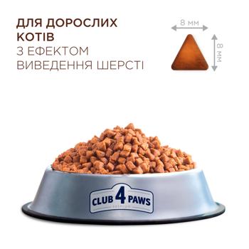Club 4 Paws Premium Dry Food with Chicken for Hairball Control in Cats 14kg - buy, prices for MasterZoo - photo 2