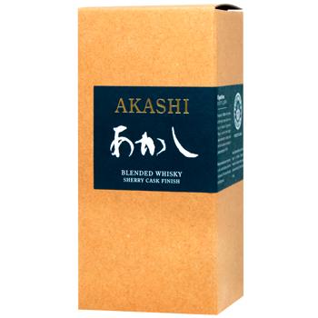 Виски Akashi Sherry 40% 0,5л - купить, цены на WINETIME - фото 2