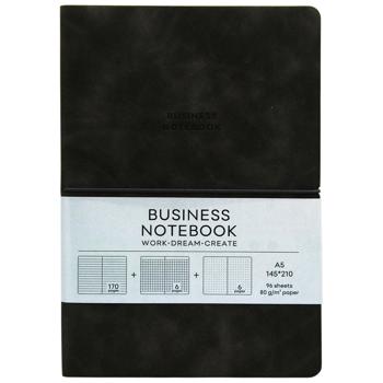Shkolyaryk A5 Gray Lined Business Notebook 96 Pages - buy, prices for - photo 3