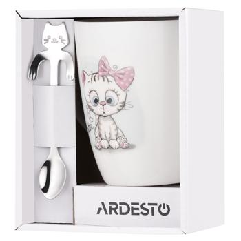 Чашка з ложкою Ardesto Cute 320мл - купити, ціни на МегаМаркет - фото 4