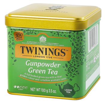 Twinings Gunpowder Green Tea 100g - buy, prices for COSMOS - photo 1