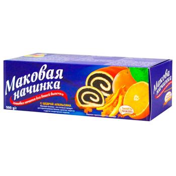 Начинка SantaVita Bakers маковая с цедрой апельсина 500г