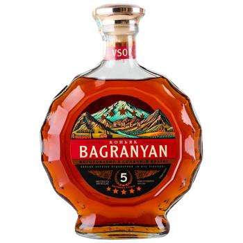 Коньяк Armen Bagranyan 5 років 40% 0,5л - купити, ціни на ЕКО Маркет - фото 1