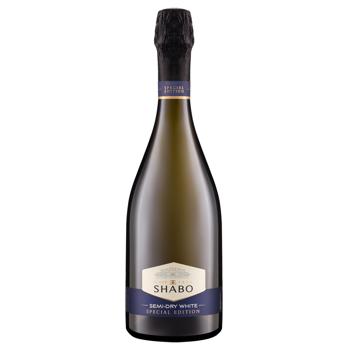 Вино ігристе Shabo Special Edition біле напівсухе 9-13% 0,75л - купити, ціни на КОСМОС - фото 1