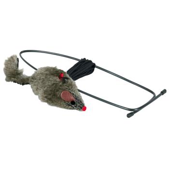 Trixie Mouse with Door Frame Mount Toy for Cats 8cm/190cm - buy, prices for MasterZoo - photo 1