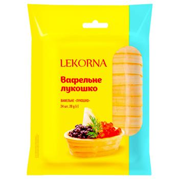 Тарталетка Lekorna Вафельне Лукошко 20г 24шт - купити, ціни на METRO - фото 1