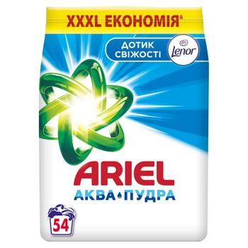 Стиральный порошок Ariel Аква-Пудра Прикосновение свежести автомат 8,1 кг - купить, цены на МегаМаркет - фото 2