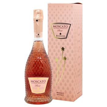 Вино игристое Moscato Spumante розовое сладкое 7,5% 0,75л - купить, цены на AlcoHub - фото 1