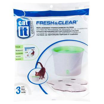 Catit Fresh & Clear Replacement Filter for Drinking Fountain 3pcs - buy, prices for MasterZoo - photo 1