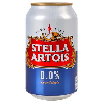 Пиво Stella Artois безалкогольное 0,33л