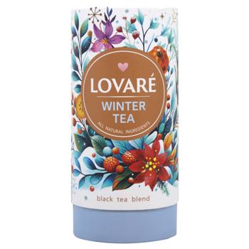 Чай чорний Lovare Winter Tea листовий 80г - купити, ціни на МегаМаркет - фото 1