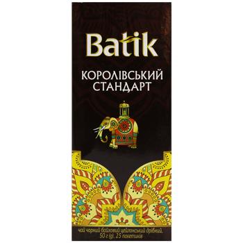 Batik Royal Standard Black Tea 2g*25pcs - buy, prices for Epicentr FOOD - photo 2