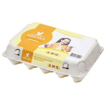 Kvochka Chicken Eggs C1 15pcs - buy, prices for Za Raz - photo 1