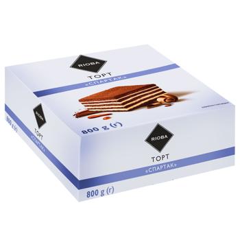 Торт Rioba Спартак 800г - купить, цены на METRO - фото 1