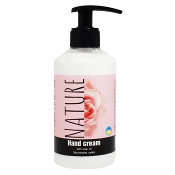 Nature Hand Cream with Rose Oil 300ml - buy, prices for NOVUS - photo 1