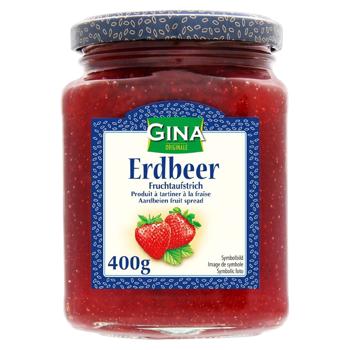 Джем Gina полуничний 400г. с/б - купити, ціни на Grono - фото 1