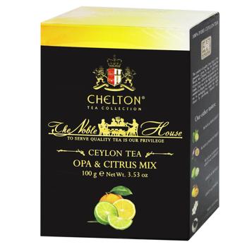 Чай чорний Chelton The Noble House Opa Citrus Mix 100г - купити, ціни на NOVUS - фото 1