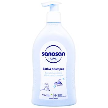 Шампунь-гель Sanosan Baby для купания 2в1 500мл