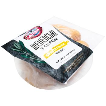 Сардельки Алан Женевські з сиром вищий сорт - купити, ціни на КОСМОС - фото 3