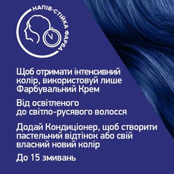 Live 95 Electric Blue Hair Dye - buy, prices for Ideal - photo 6