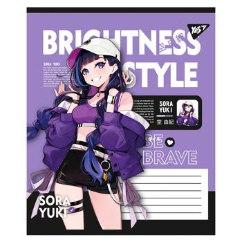 Зошит Yes Brightness style лінія 24 аркуші в асортименті - купити, ціни на - фото 2